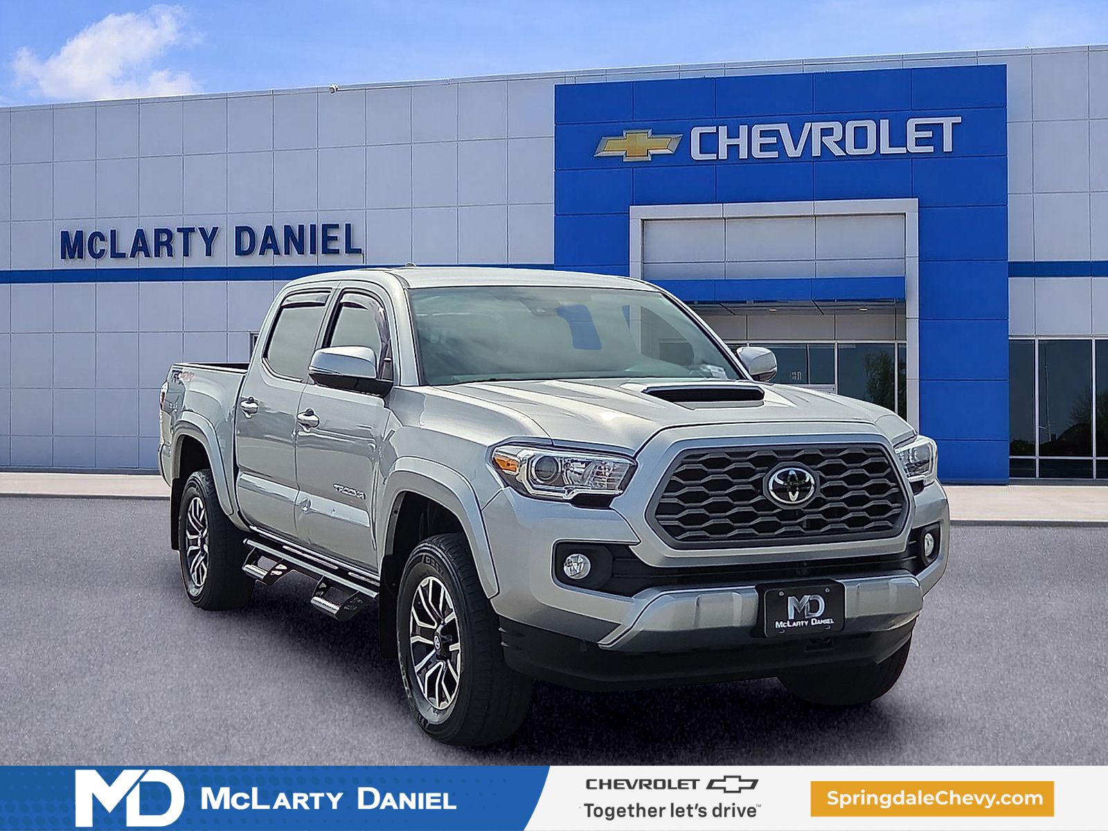 Celestial Silver Metallic 2023 Toyota Tacoma Pickup Truck Four-Wheel Drive 6-Speed Automatic