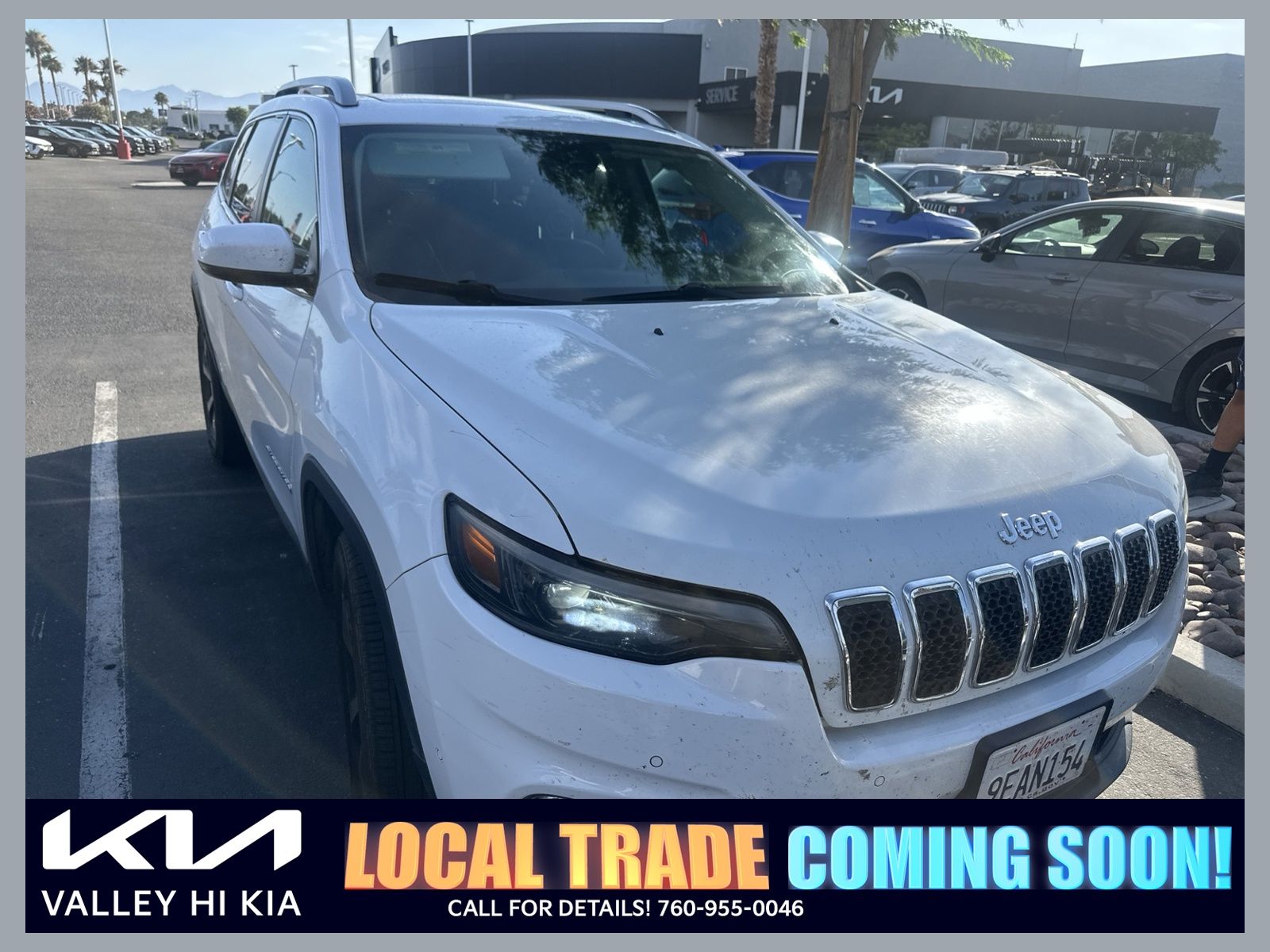Bright White Clearcoat 2019 Jeep Cherokee SUV / Crossover Four-Wheel Drive 9-Speed Automatic