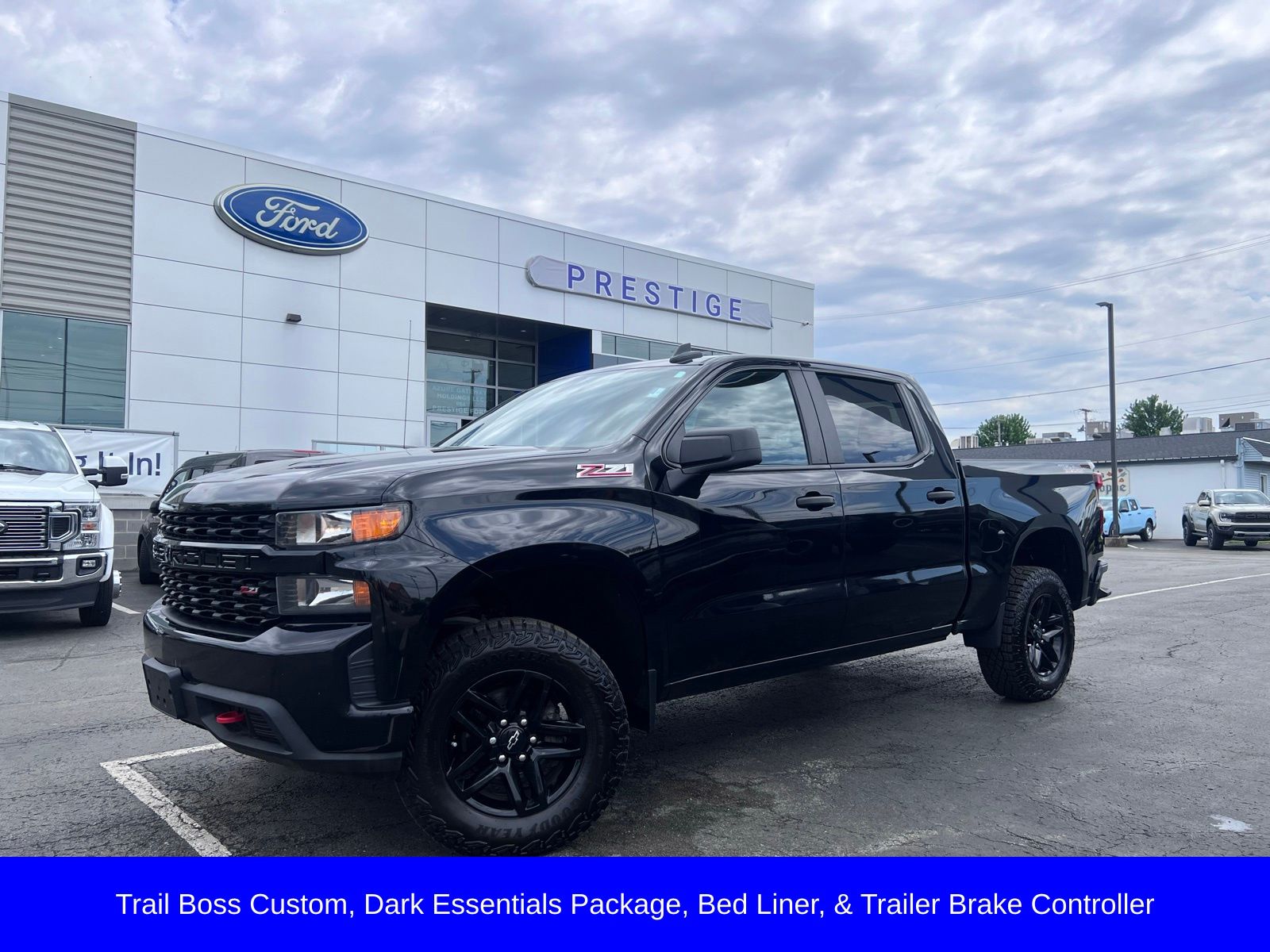 Black 2022 Chevrolet Silverado 1500 Pickup Truck Four-Wheel Drive 8-Speed Automatic