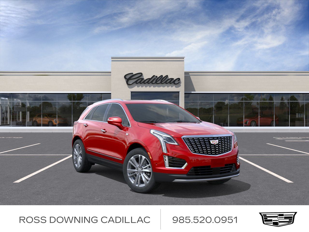 2026 Cadillac XT5 Premium Luxury Red at Ross Downing Buick GMC