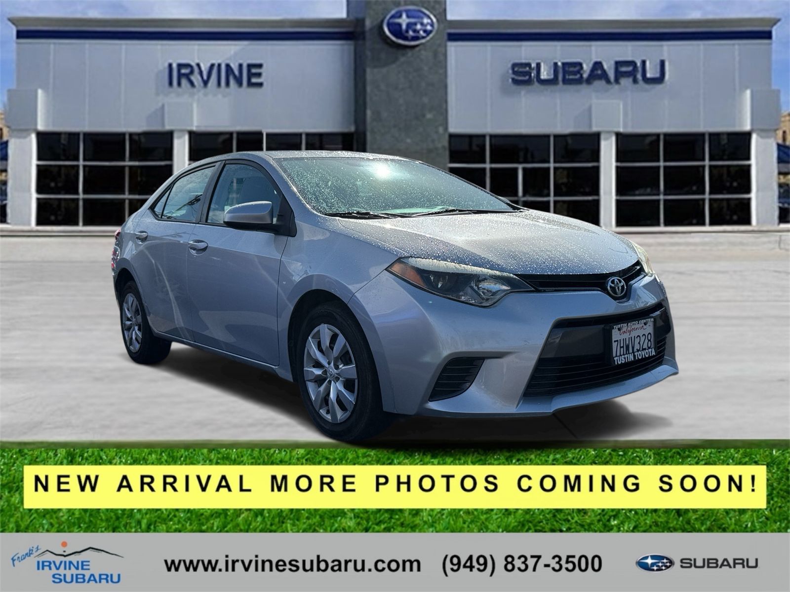 Classic Silver 2015 Toyota Corolla LE Sedan Front-Wheel Drive Continuously Variable Transmission
