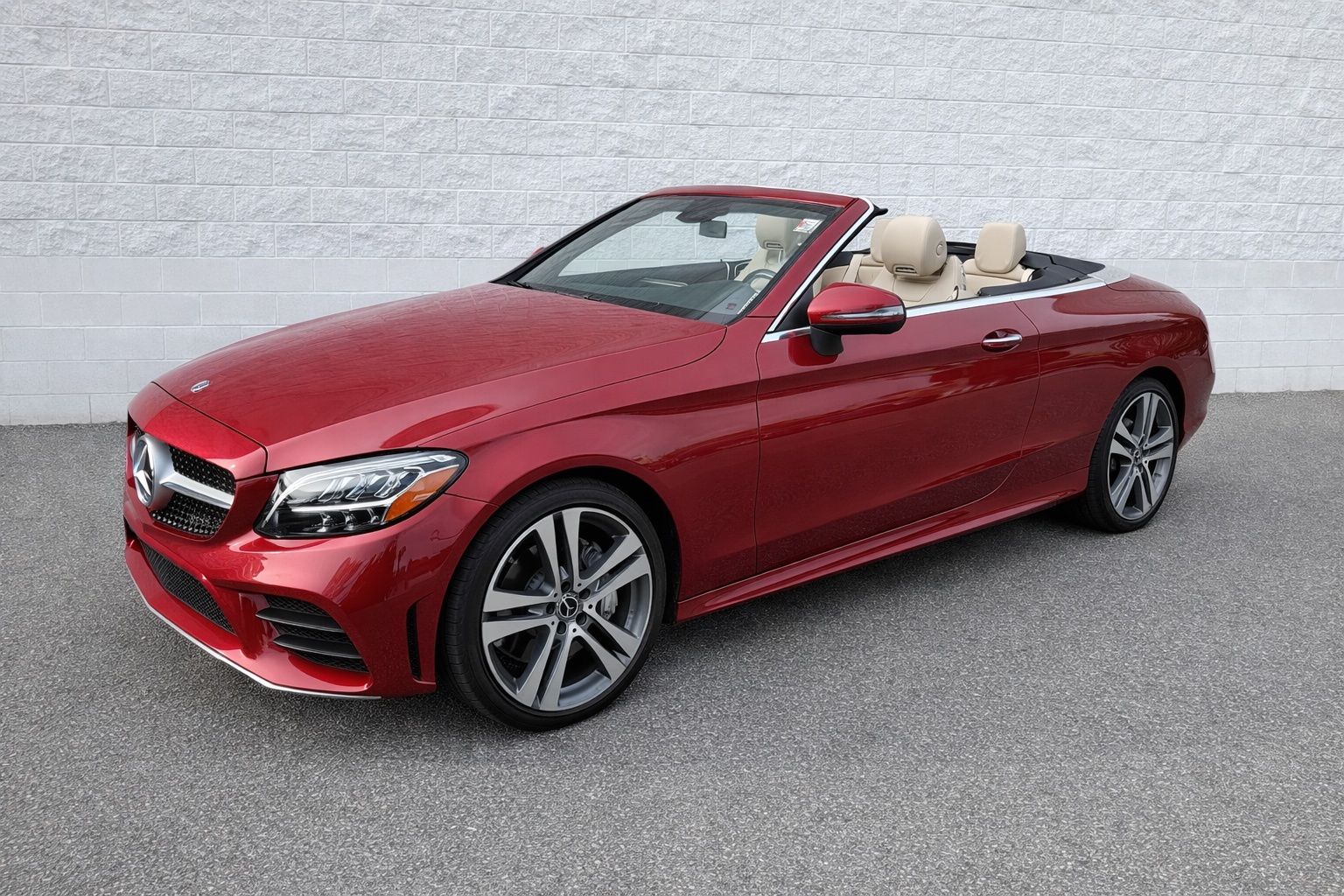 designo Cardinal Red Metallic 2019 Mercedes-Benz C-Class C 300 Cabriolet RWD Convertible Rear-Wheel Drive 9-Speed Automatic