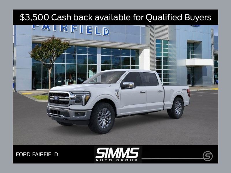 Oxford White 2026 Ford F-150 Lariat SuperCrew 4WD Pickup Truck Four-Wheel Drive Automatic