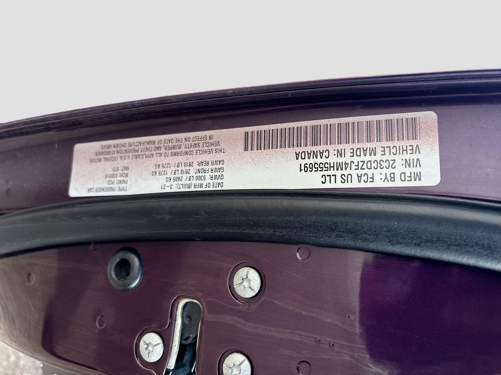 Used 2021 Purple Dodge R/T Scat Pack Widebody image 30