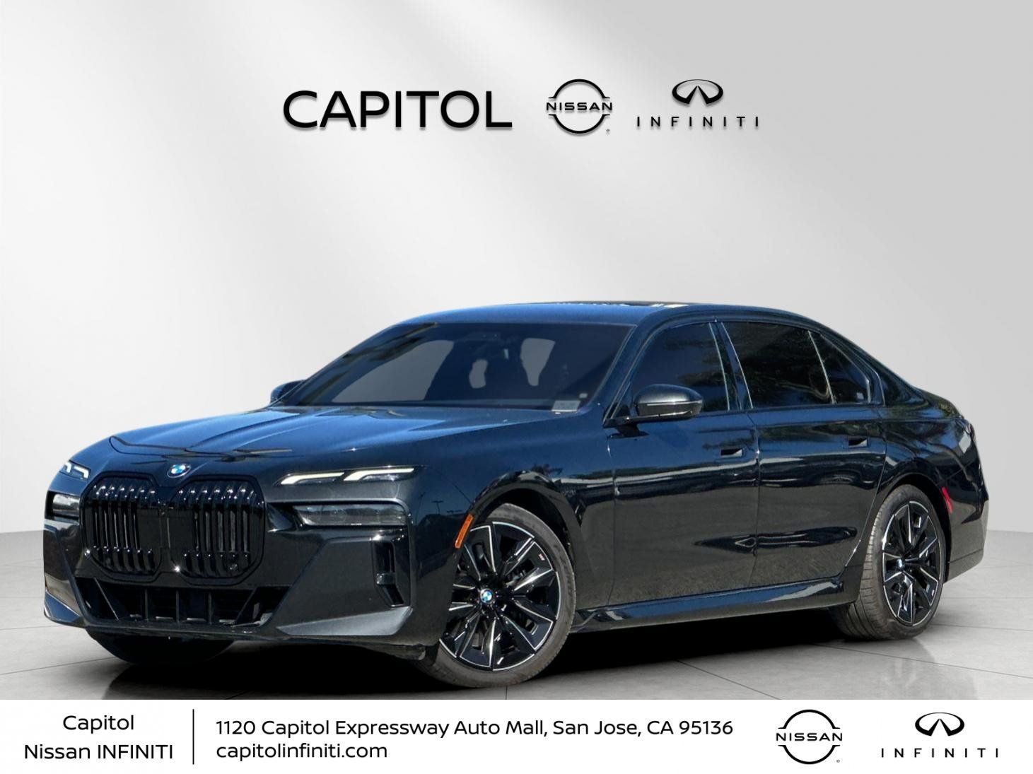 Black Sapphire Metallic 2023 BMW 7 Series Sedan Rear-Wheel Drive 8-Speed Automatic