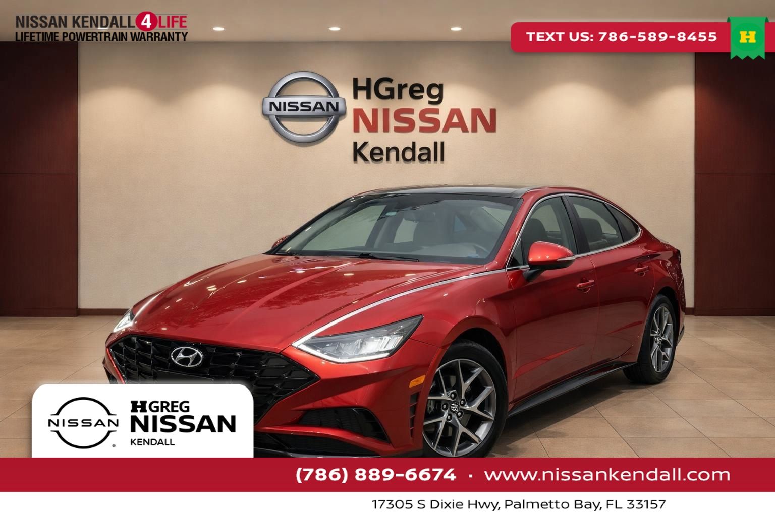 Calypso Red 2021 Hyundai Sonata Sedan Front-Wheel Drive 8-Speed Automatic Overdrive