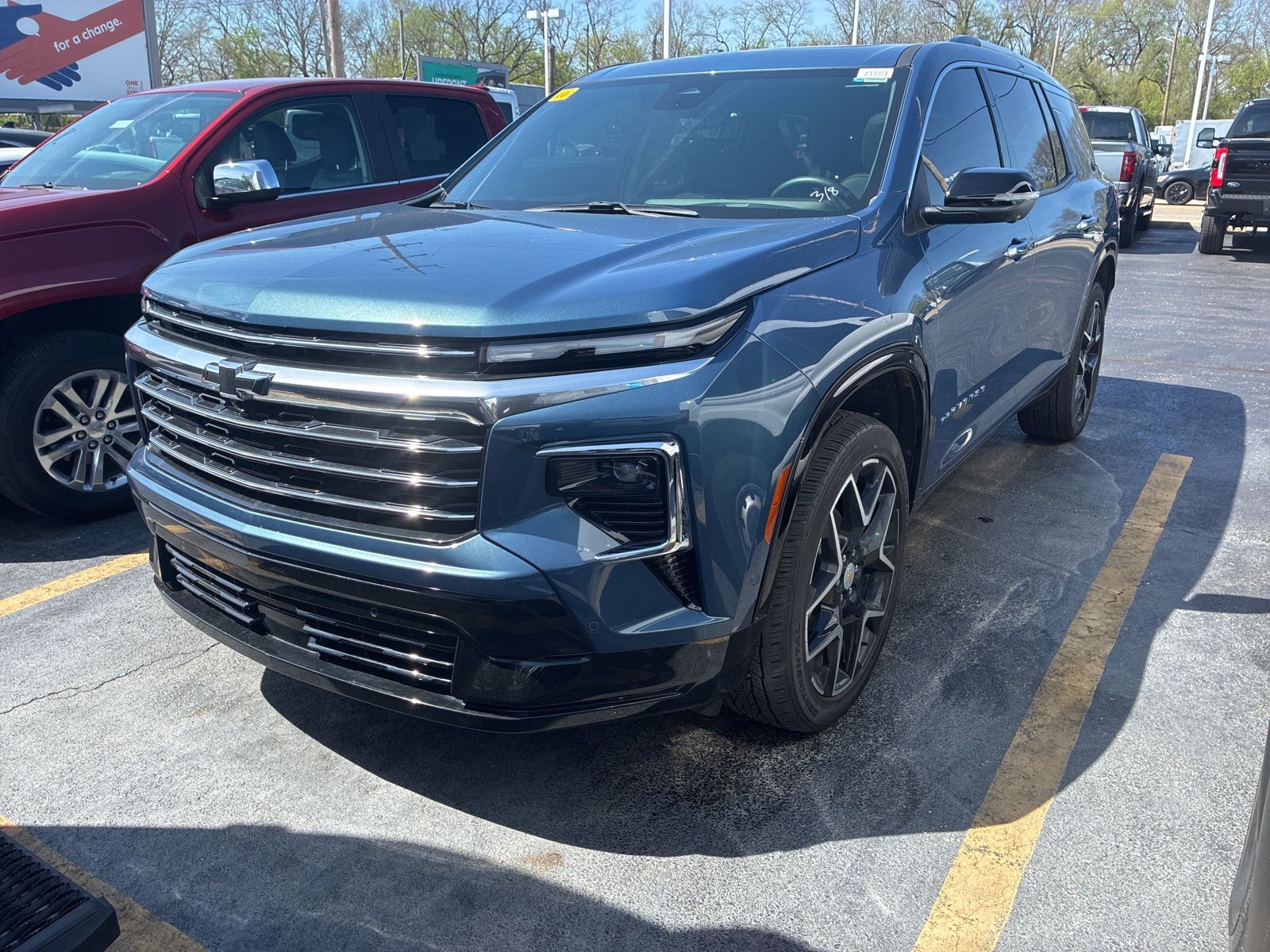 Lakeshore Blue Metallic 2025 Chevrolet Traverse High Country 4WD SUV / Crossover Four-Wheel Drive 8-Speed Automatic