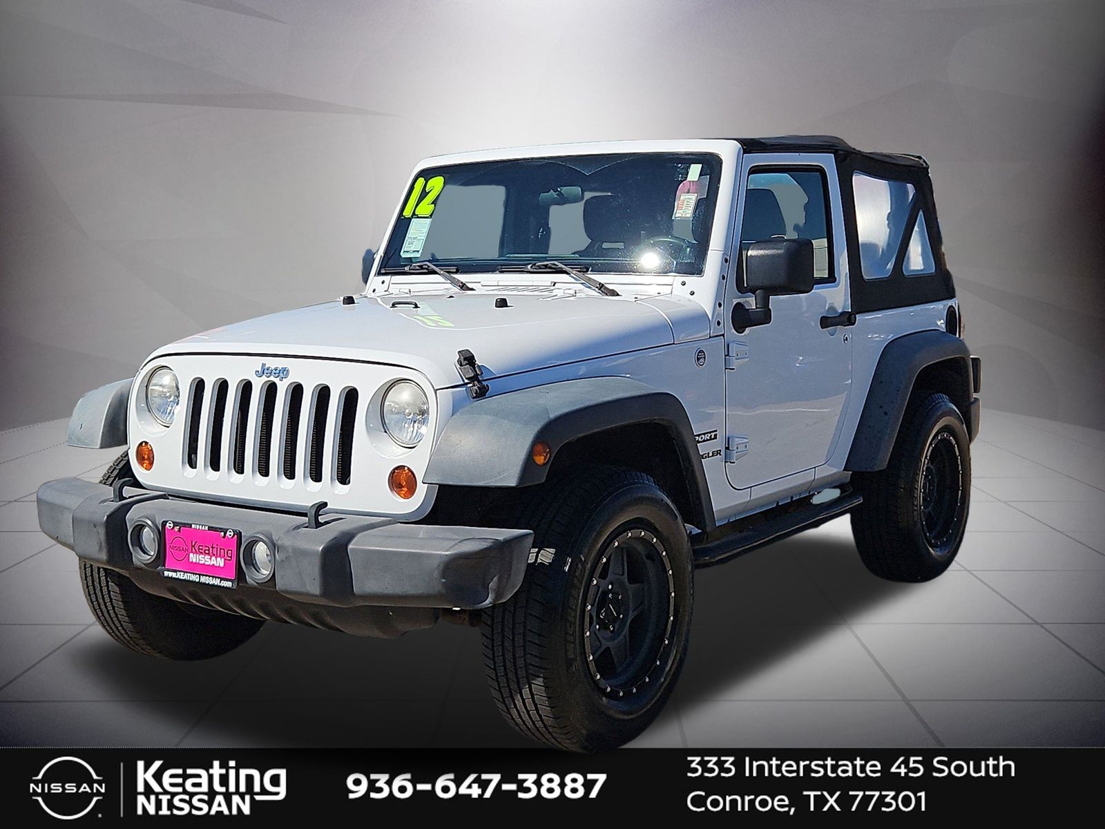 2012 Jeep Wrangler Sport White at Emmons Autoplex