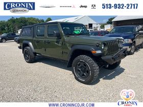 Sarge Green Clearcoat 2022 Jeep Gladiator Pickup Truck Four-Wheel Drive 6-Speed Manual