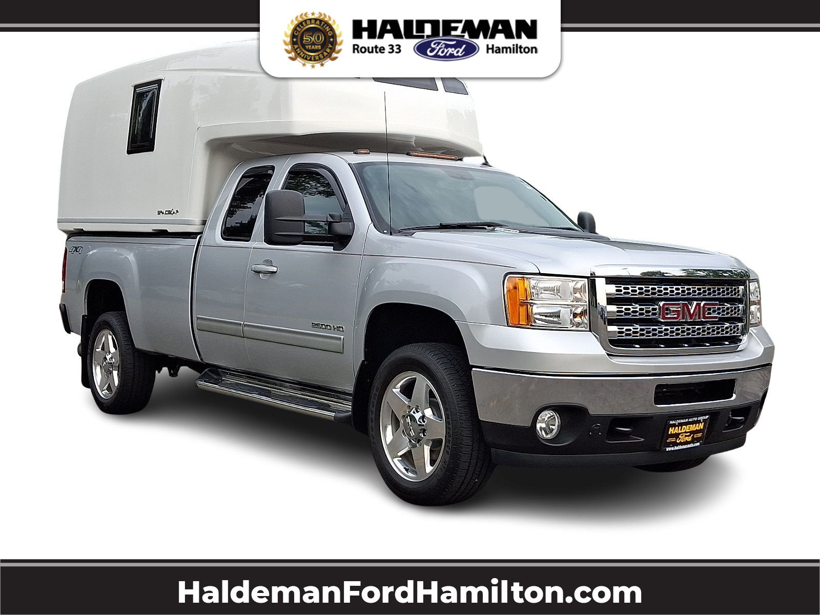 Quicksilver Metallic 2013 GMC Sierra 2500HD Pickup Truck Four-Wheel Drive 6-Speed Automatic