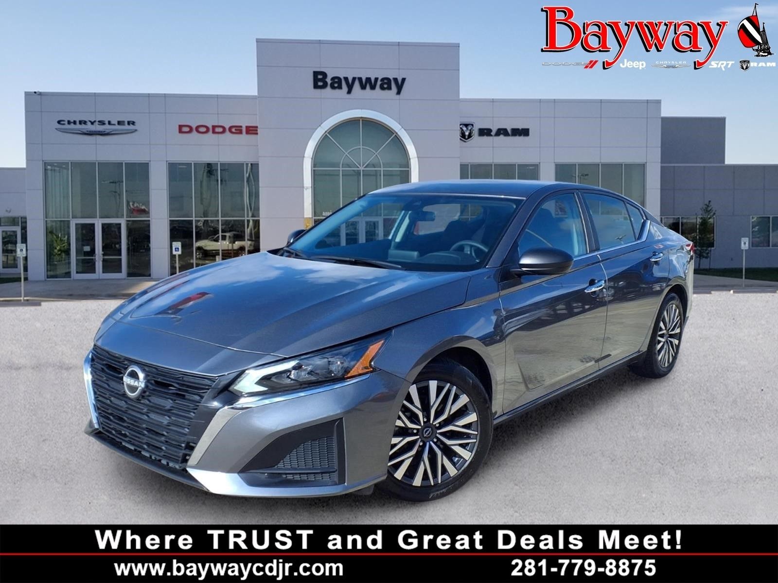 2025 Nissan Altima 2.5 SV Gray at Central Houston Nissan