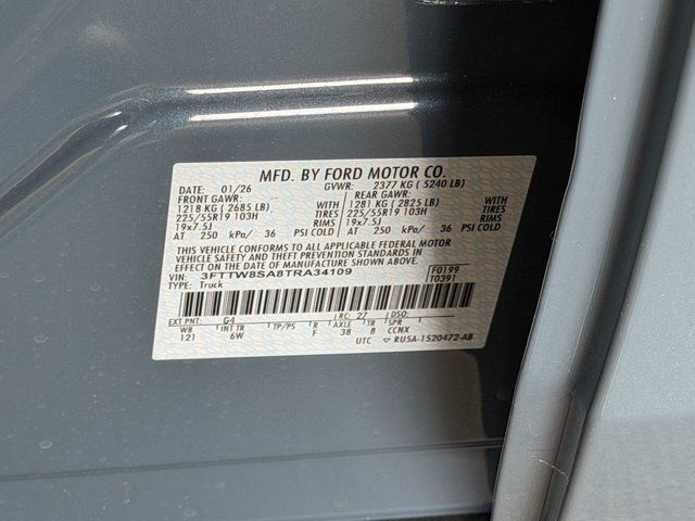 New 2026 Azure Gray Metallic Tri-Coat Ford Lariat image 37