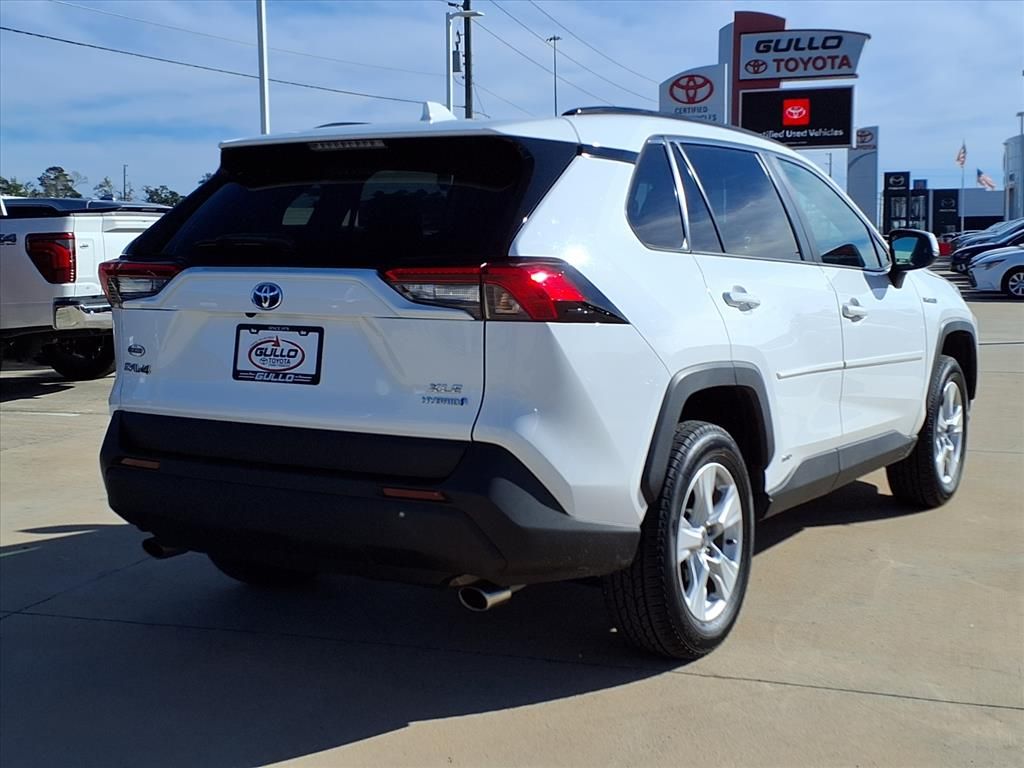 2021 Toyota RAV4 Hybrid XLE White at Don McGill Toyota