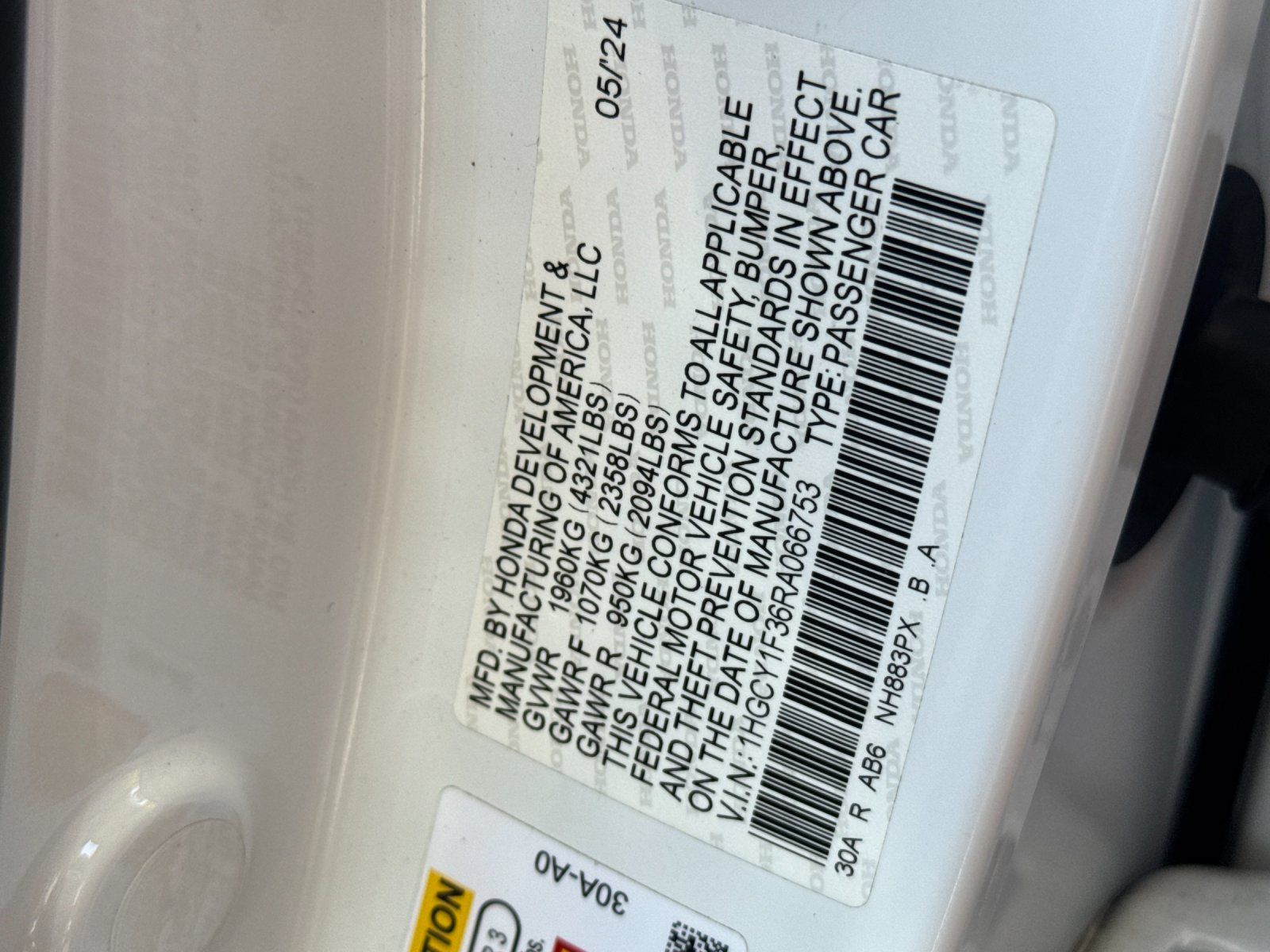 2024 Honda Accord EX — full photo 27 of 27