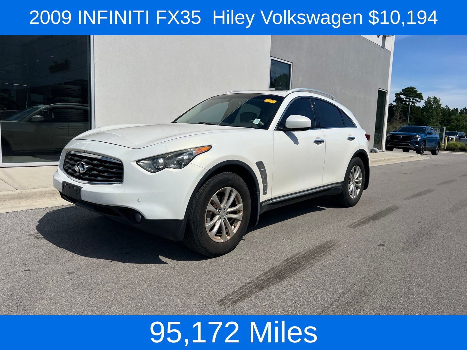 Moonlight White Pearl 2009 INFINITI FX35 SUV / Crossover Rear-Wheel Drive 7-Speed Automatic Overdrive
