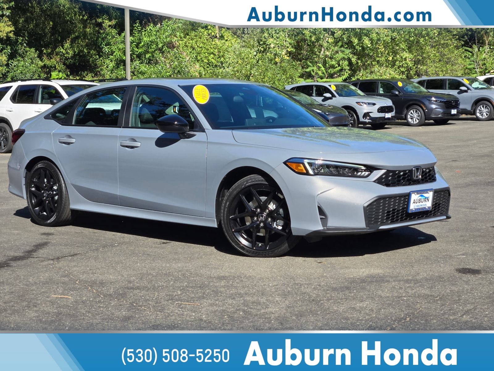 Urban Gray Pearl 2026 Honda Civic Hybrid Sport Sedan FWD Sedan Front-Wheel Drive Continuously Variable Transmission