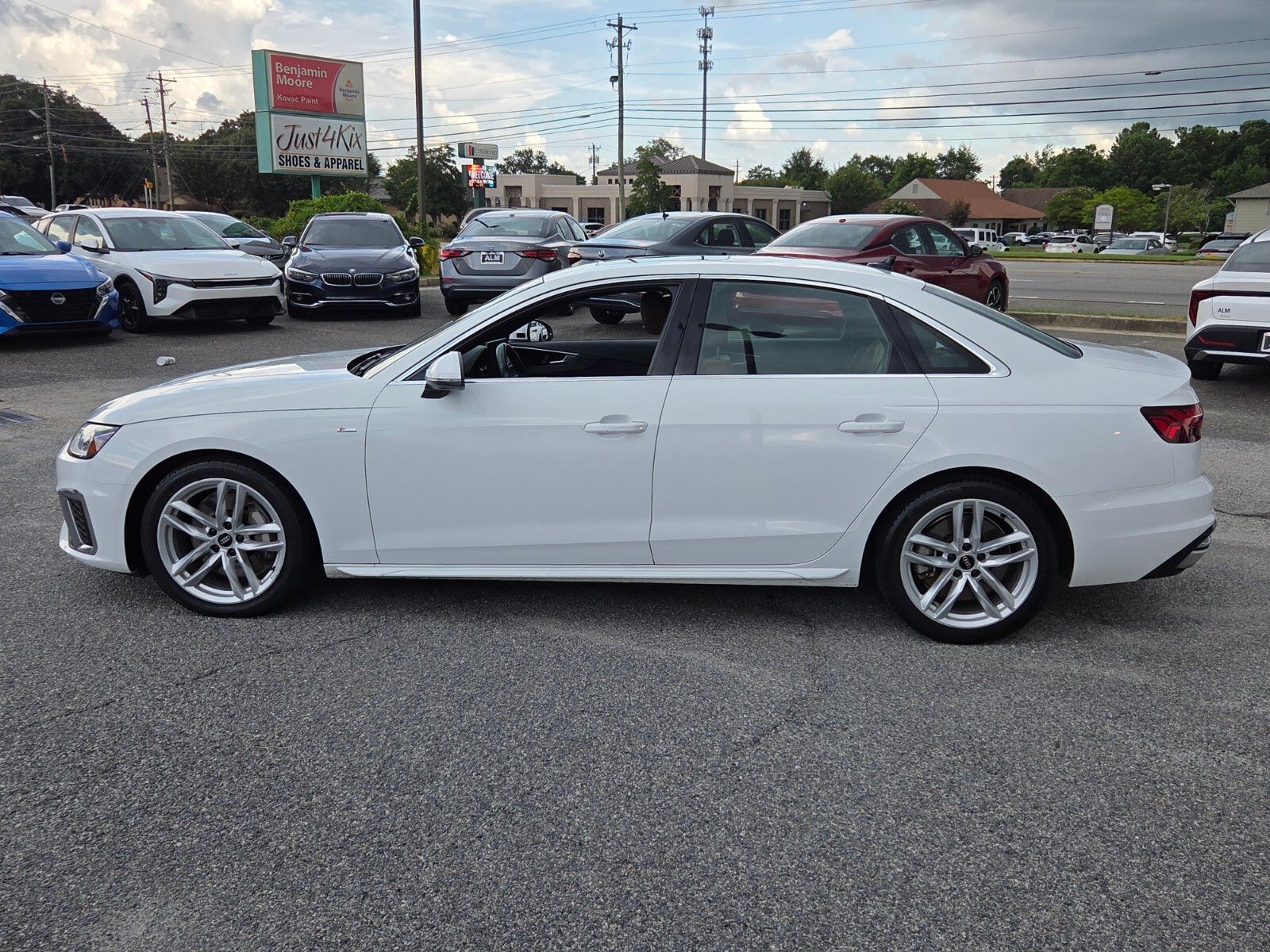 Used 2024 White Audi 45 S line Premium Plus image 4