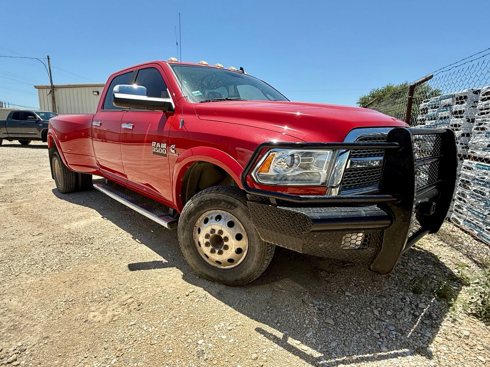 Flame Red Clearcoat 2013 RAM 3500 Laramie Crew Cab LB DRW 4WD Pickup Truck Four-Wheel Drive 6-Speed Automatic
