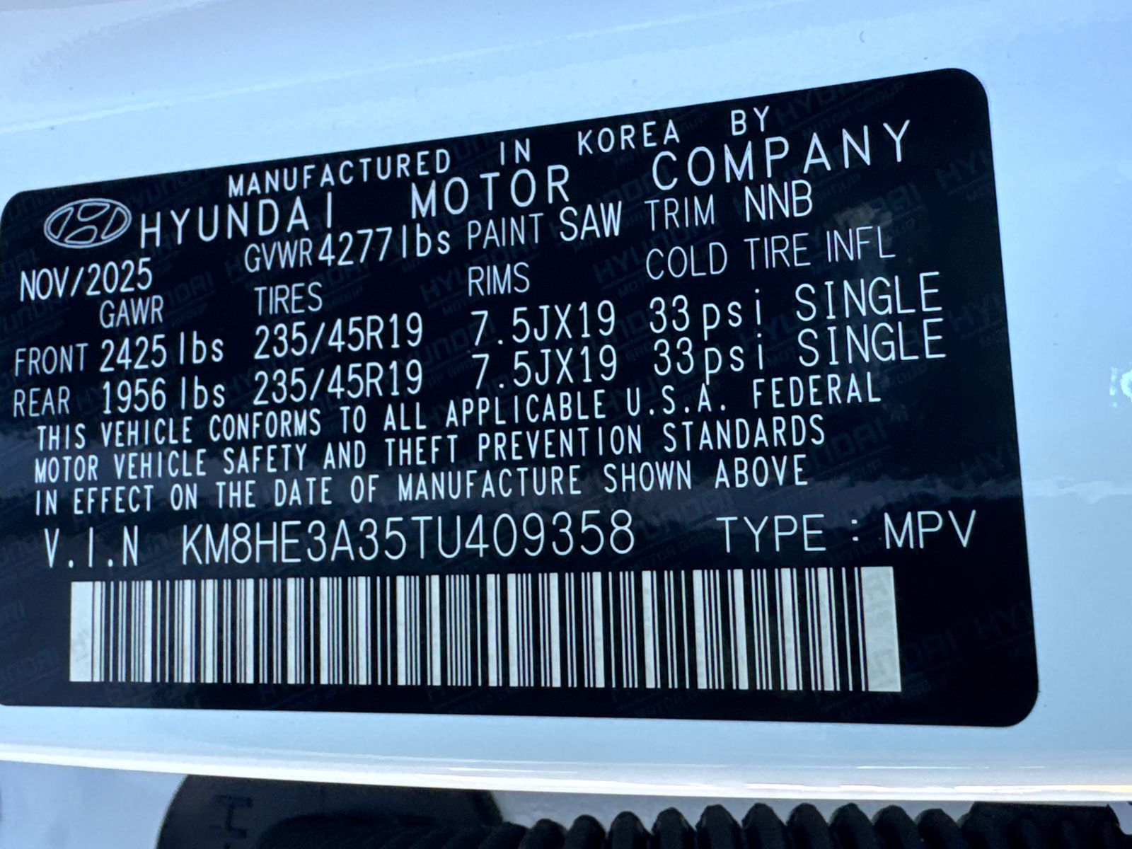 New 2026 White Hyundai Limited image 26