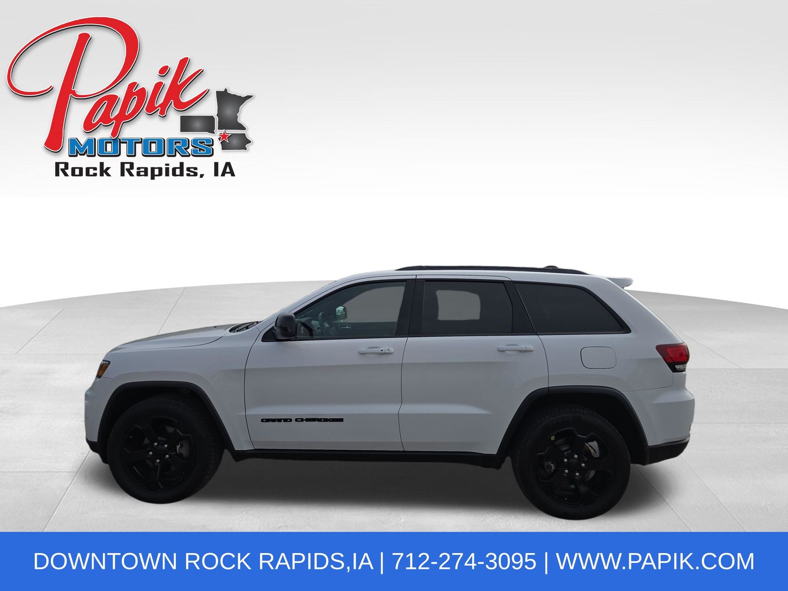 Bright White Clearcoat 2019 Jeep Grand Cherokee SUV / Crossover Four-Wheel Drive 8-Speed Automatic