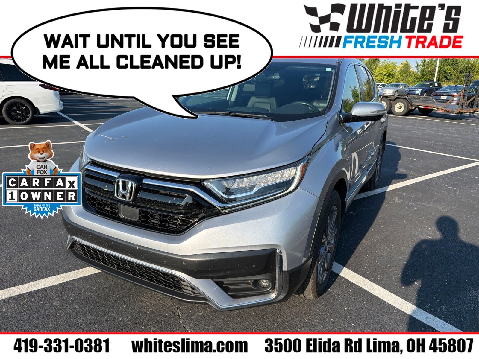 Silver 2020 Honda CR-V SUV / Crossover All-Wheel Drive Continuously Variable Transmission