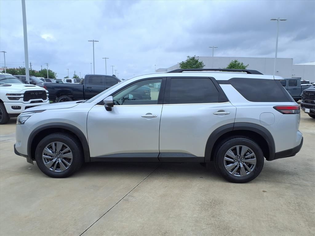2025 Nissan Pathfinder SV Silver at Bravo Nissan
