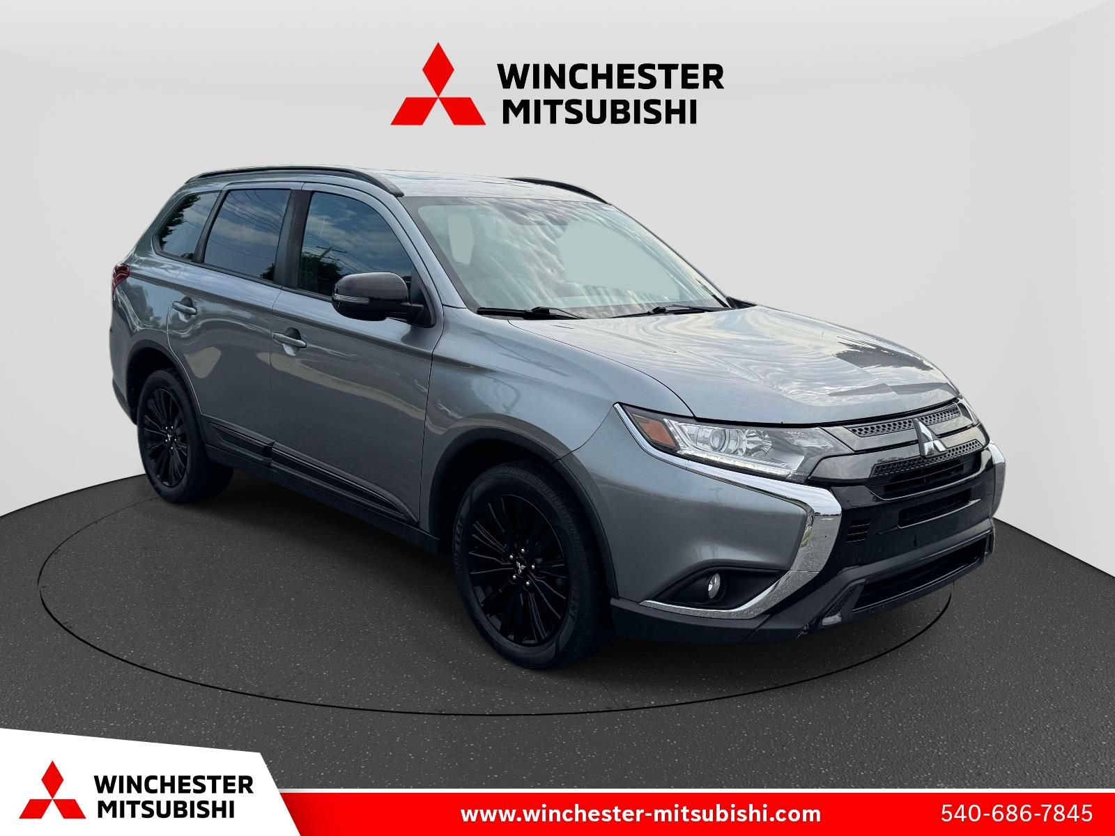 Gray 2020 Mitsubishi Outlander SUV / Crossover All-Wheel Drive Continuously Variable Transmission