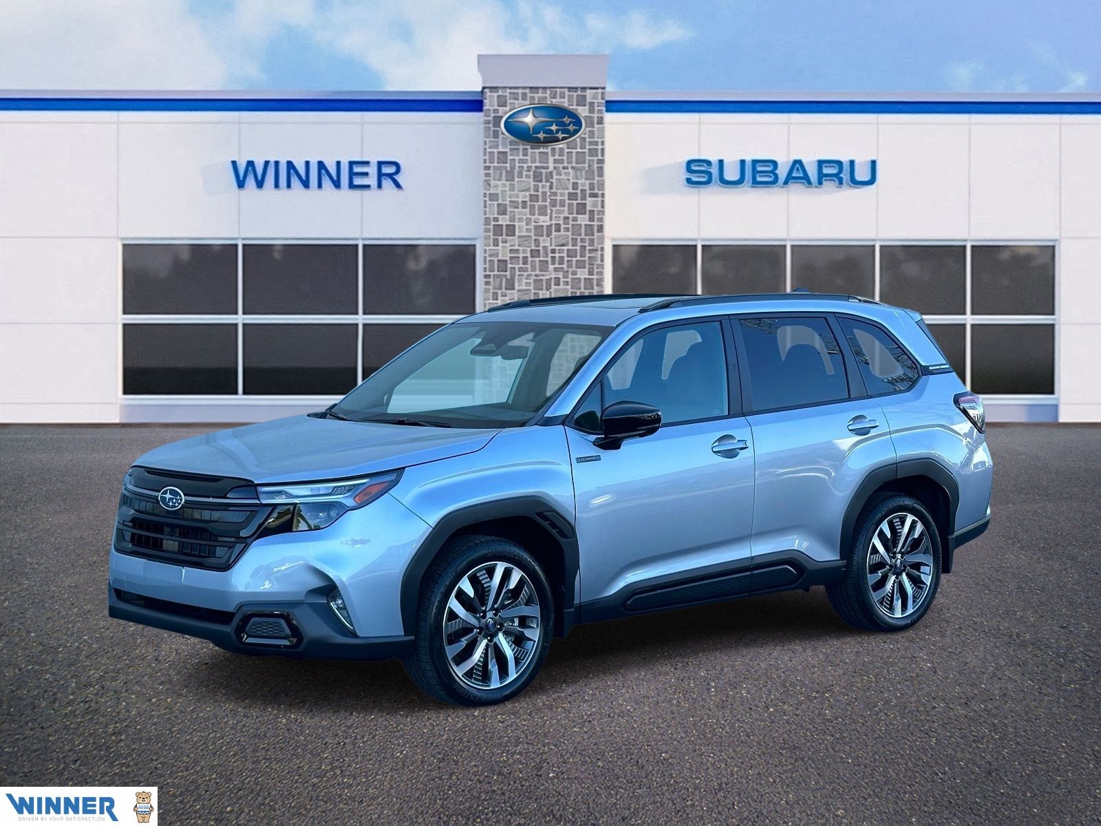 Ice Silver Metallic 2026 Subaru Forester Hybrid SUV / Crossover All-Wheel Drive Continuously Variable Transmission