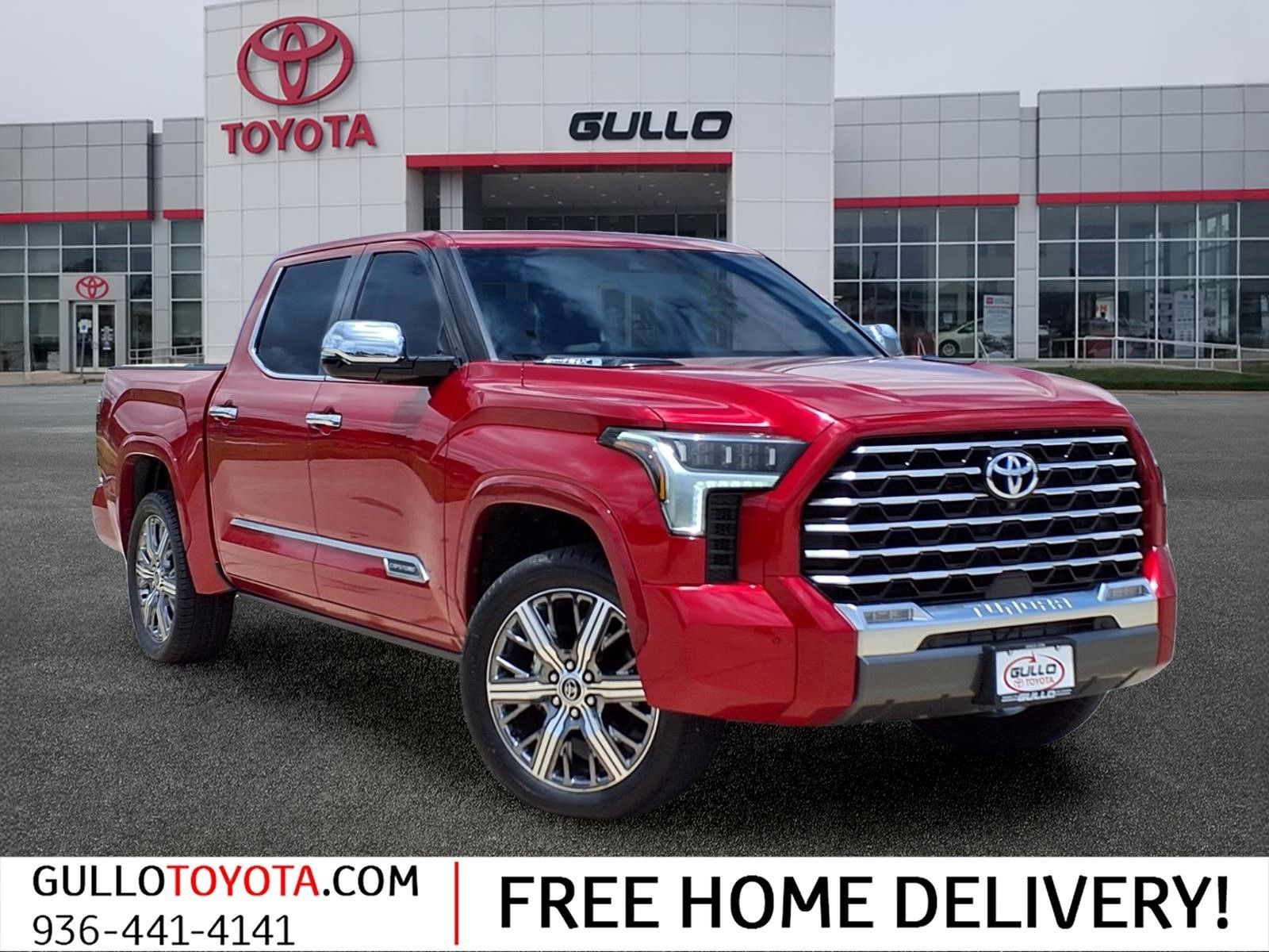 2023 Toyota Tundra Hybrid Capstone Red at Don McGill Toyota