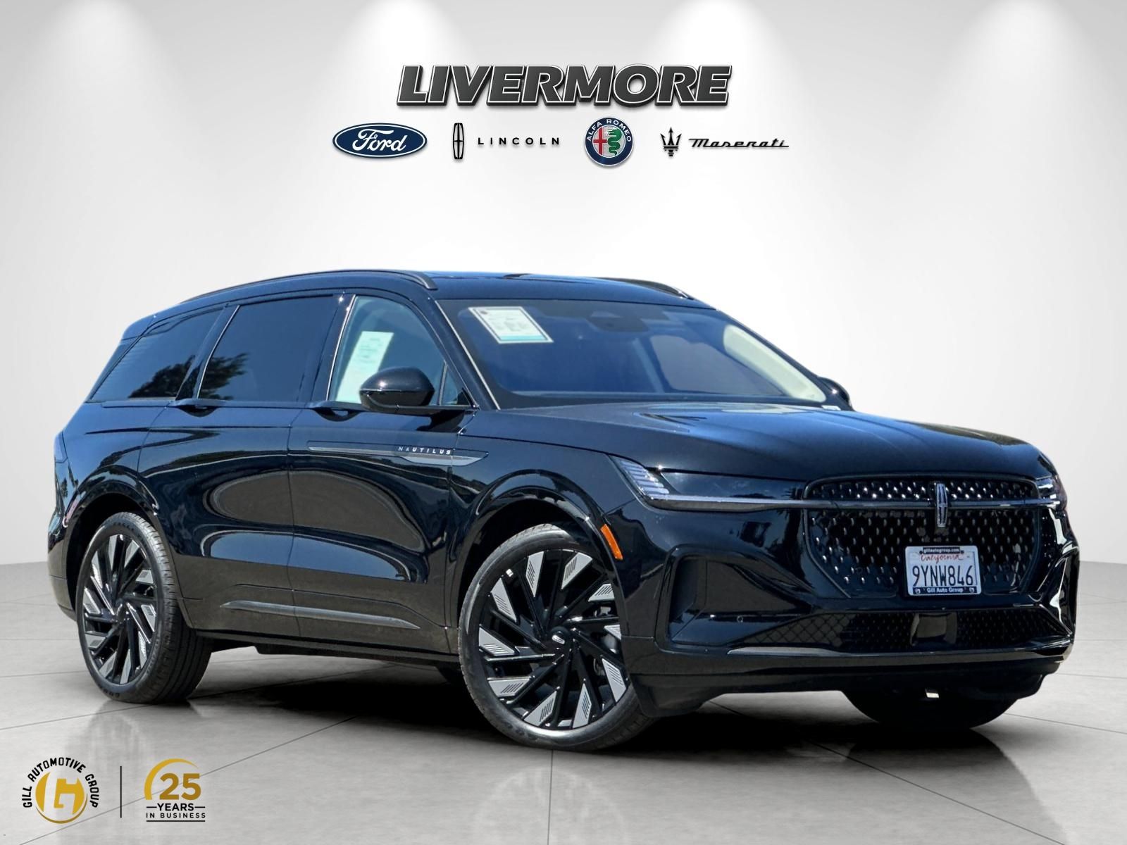 Black Metallic 2026 Lincoln Nautilus SUV / Crossover All-Wheel Drive 8-Speed Automatic