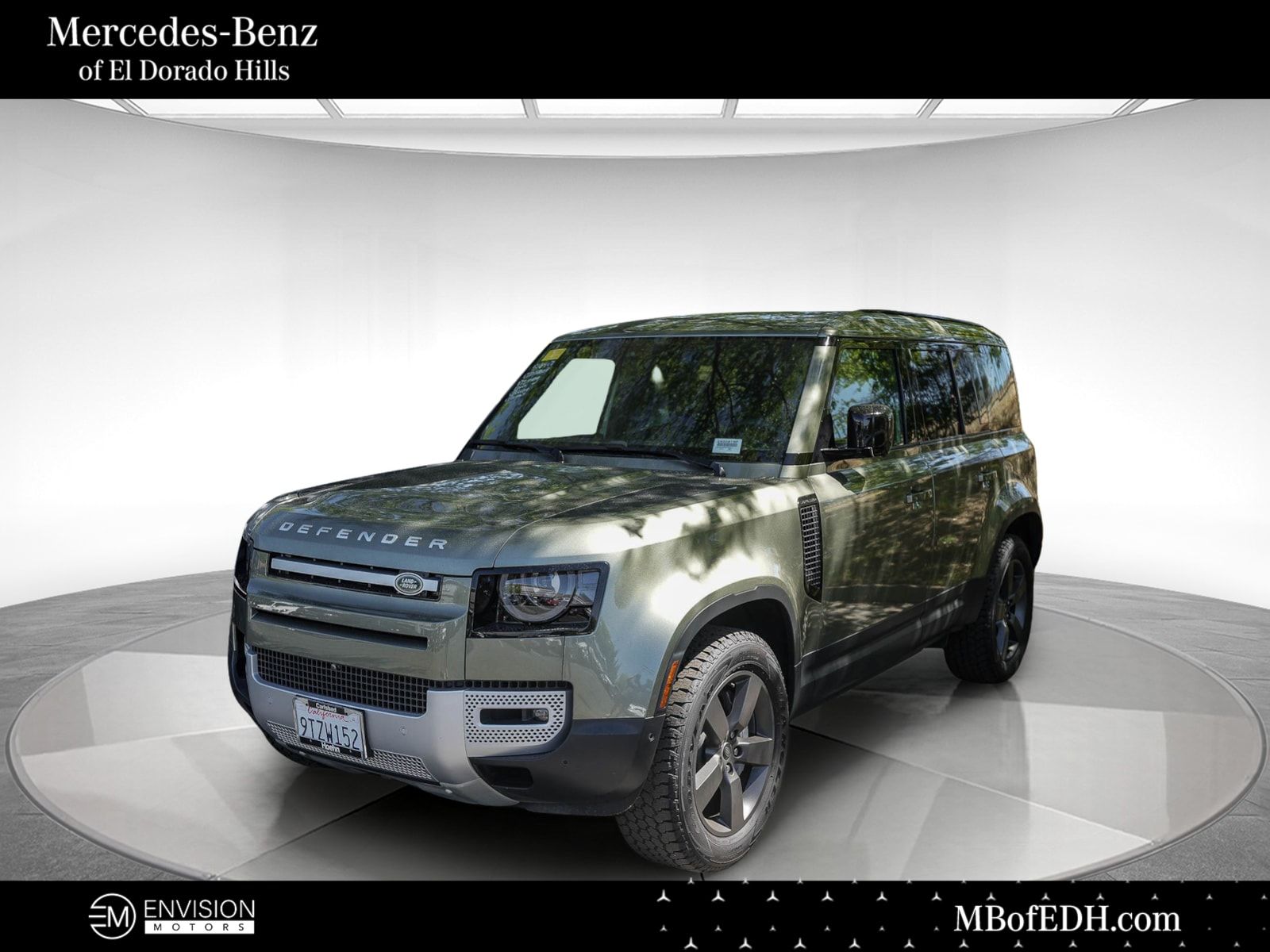 Pangea Green Metallic 2025 Land Rover Defender SUV / Crossover All-Wheel Drive 8-Speed Automatic