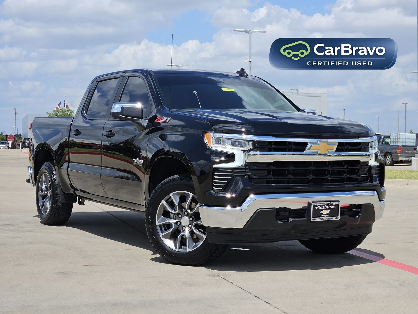 Black 2025 Chevrolet Silverado 1500 Pickup Truck Four-Wheel Drive Automatic