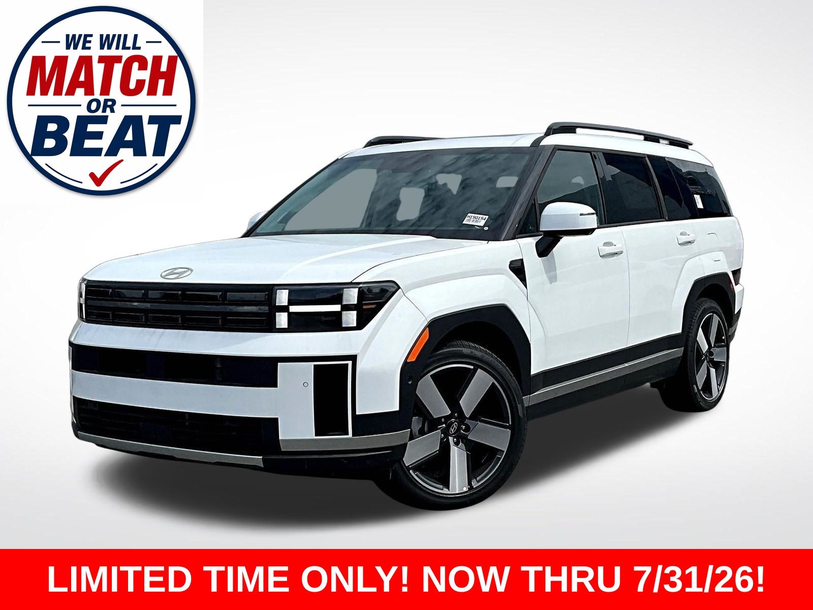 Serenity White 2026 Hyundai Santa Fe SUV / Crossover All-Wheel Drive 8-Speed Automatic