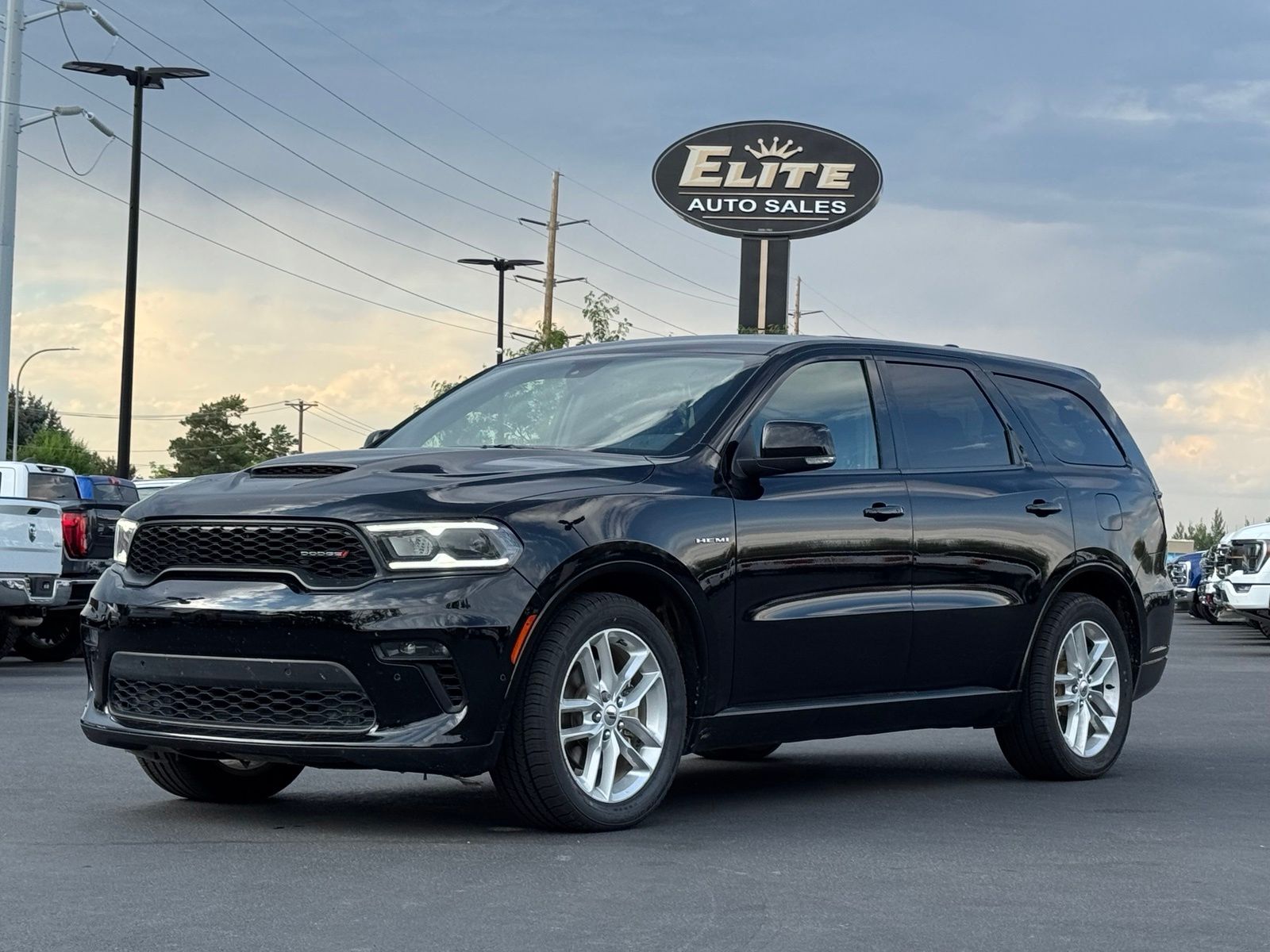 DB Black Crystal Clearcoat 2022 Dodge Durango SUV / Crossover All-Wheel Drive 8-Speed Automatic