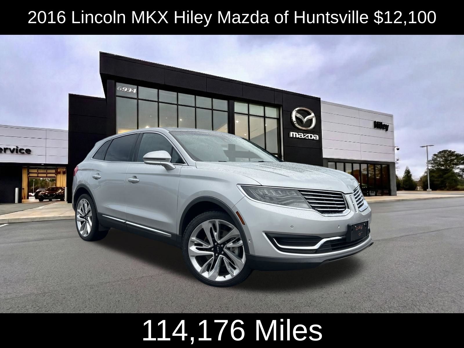 Ingot Silver 2016 Lincoln MKX SUV / Crossover All-Wheel Drive 6-Speed Automatic