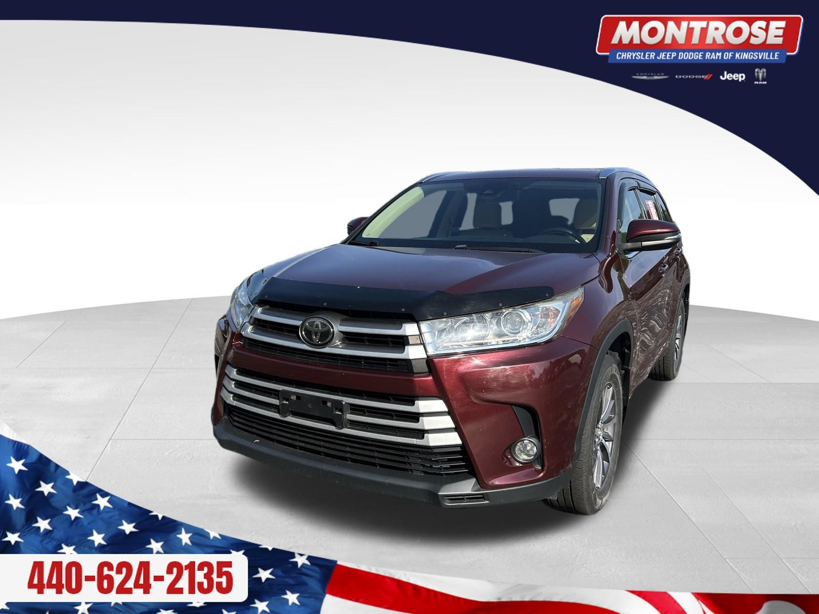 Salsa Red Pearl 2018 Toyota Highlander SUV / Crossover All-Wheel Drive 8-Speed Automatic