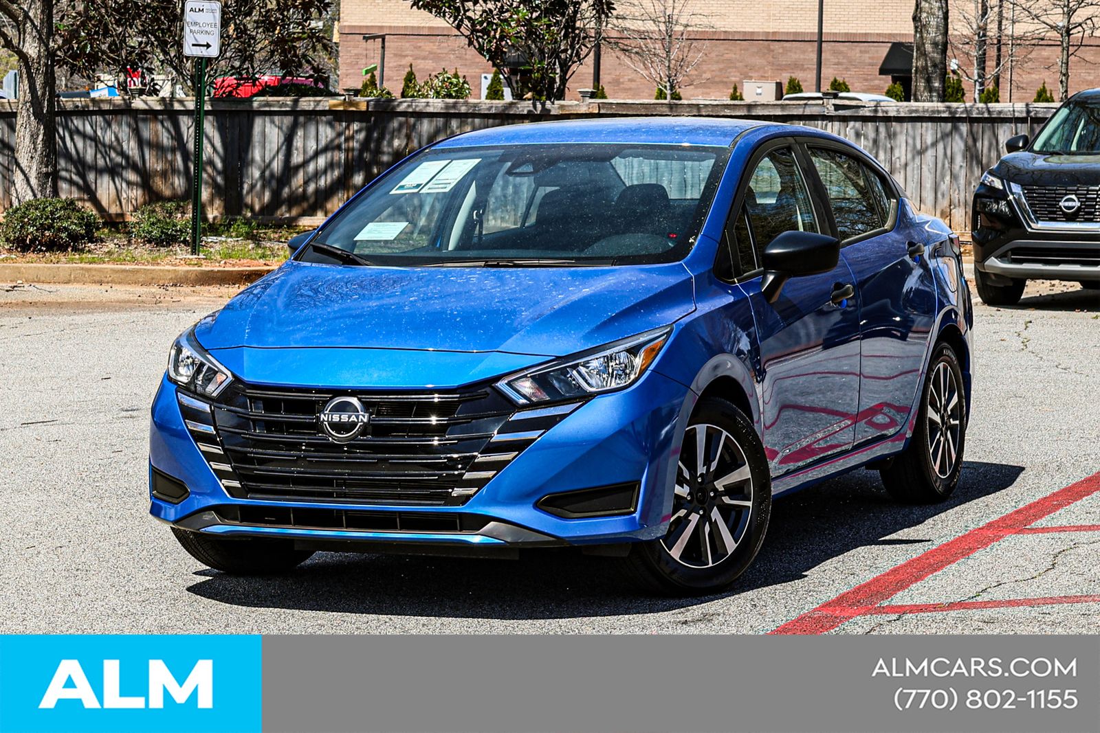 Electric Blue Metallic 2024 Nissan Versa S FWD Sedan Front-Wheel Drive Continuously Variable Transmission