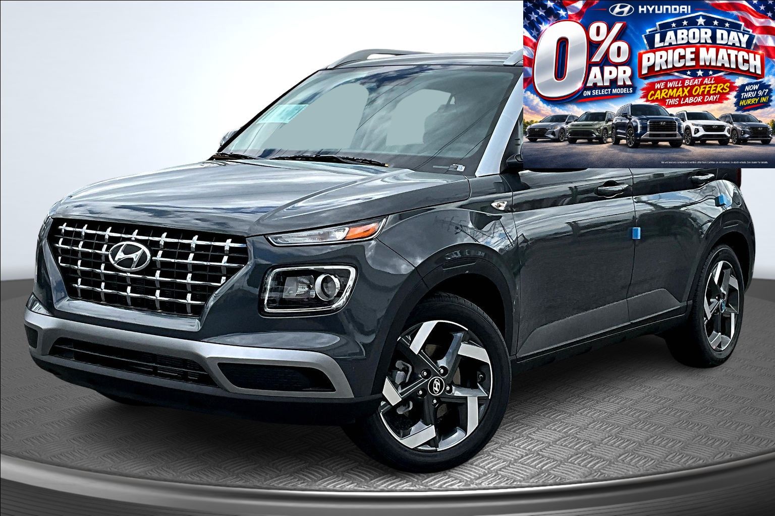 Ecotronic Gray 2026 Hyundai Venue SUV / Crossover Front-Wheel Drive Continuously Variable Transmission