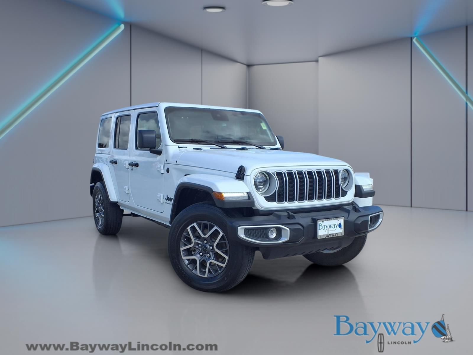 Bright White Clearcoat 2025 Jeep Wrangler Sport S 4-Door 4WD SUV / Crossover Four-Wheel Drive 8-Speed Automatic