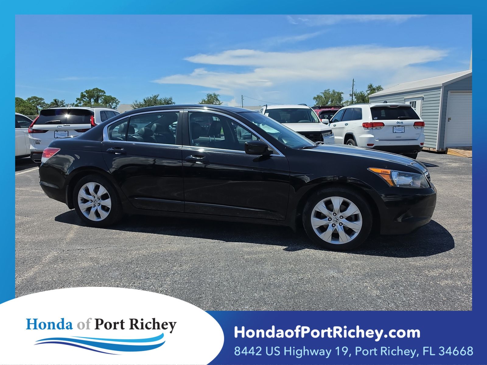 Crystal Black Pearl 2009 Honda Accord Sedan Front-Wheel Drive 5-Speed Automatic Overdrive