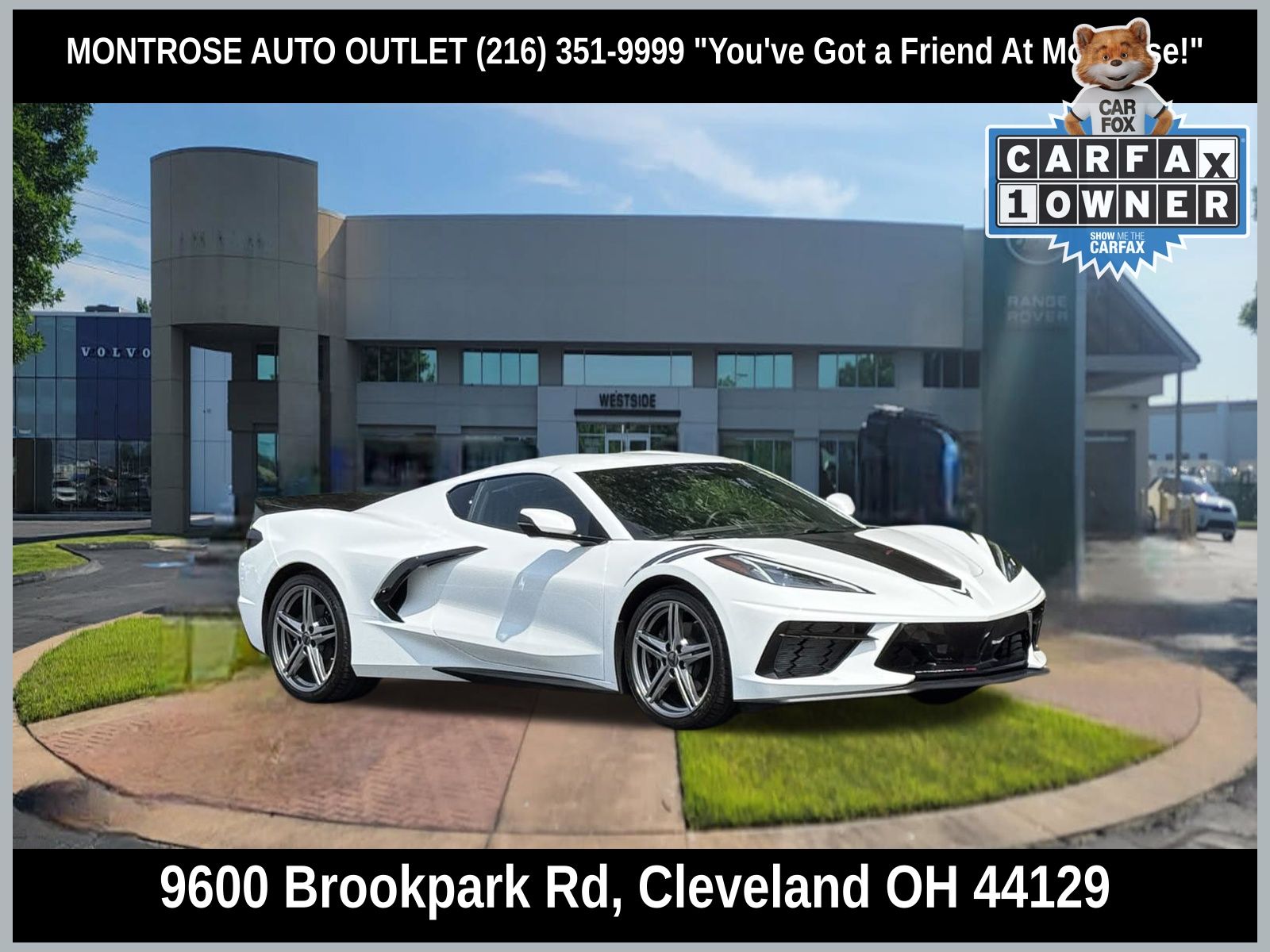 Arctic White 2026 Chevrolet Corvette Coupe Rear-Wheel Drive 8-Speed Dual Clutch