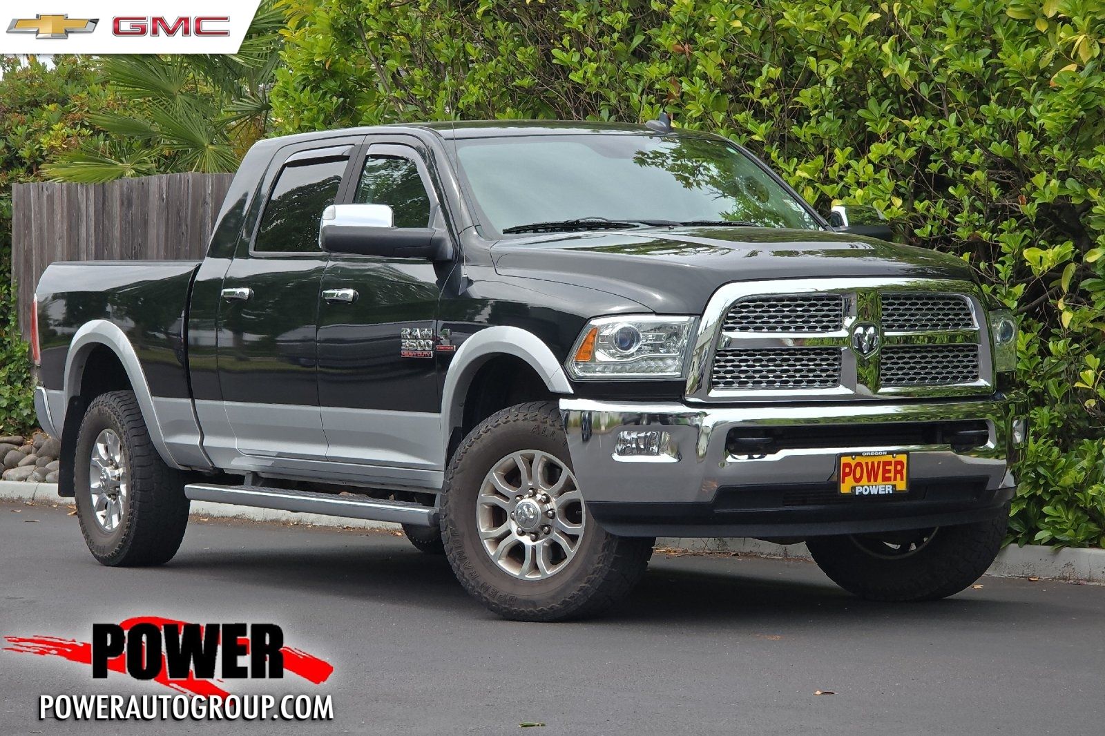 Black / Forest Green 2015 RAM 3500 Pickup Truck Four-Wheel Drive 6-Speed Automatic