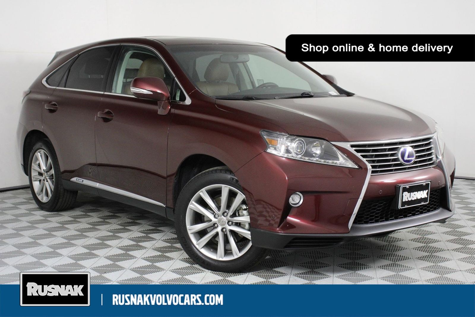 Red (Claret Mica) 2015 Lexus RX Hybrid 450h FWD SUV / Crossover Front-Wheel Drive Continuously Variable Transmission