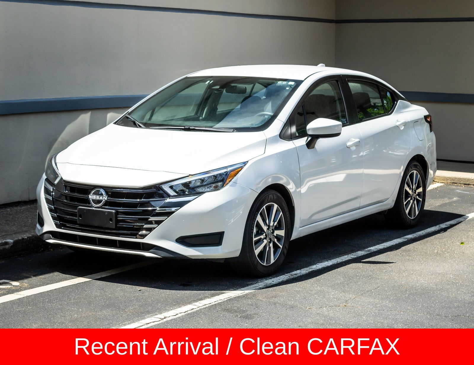 Aspen White Tricoat 2025 Nissan Versa SV FWD Sedan Front-Wheel Drive Continuously Variable Transmission