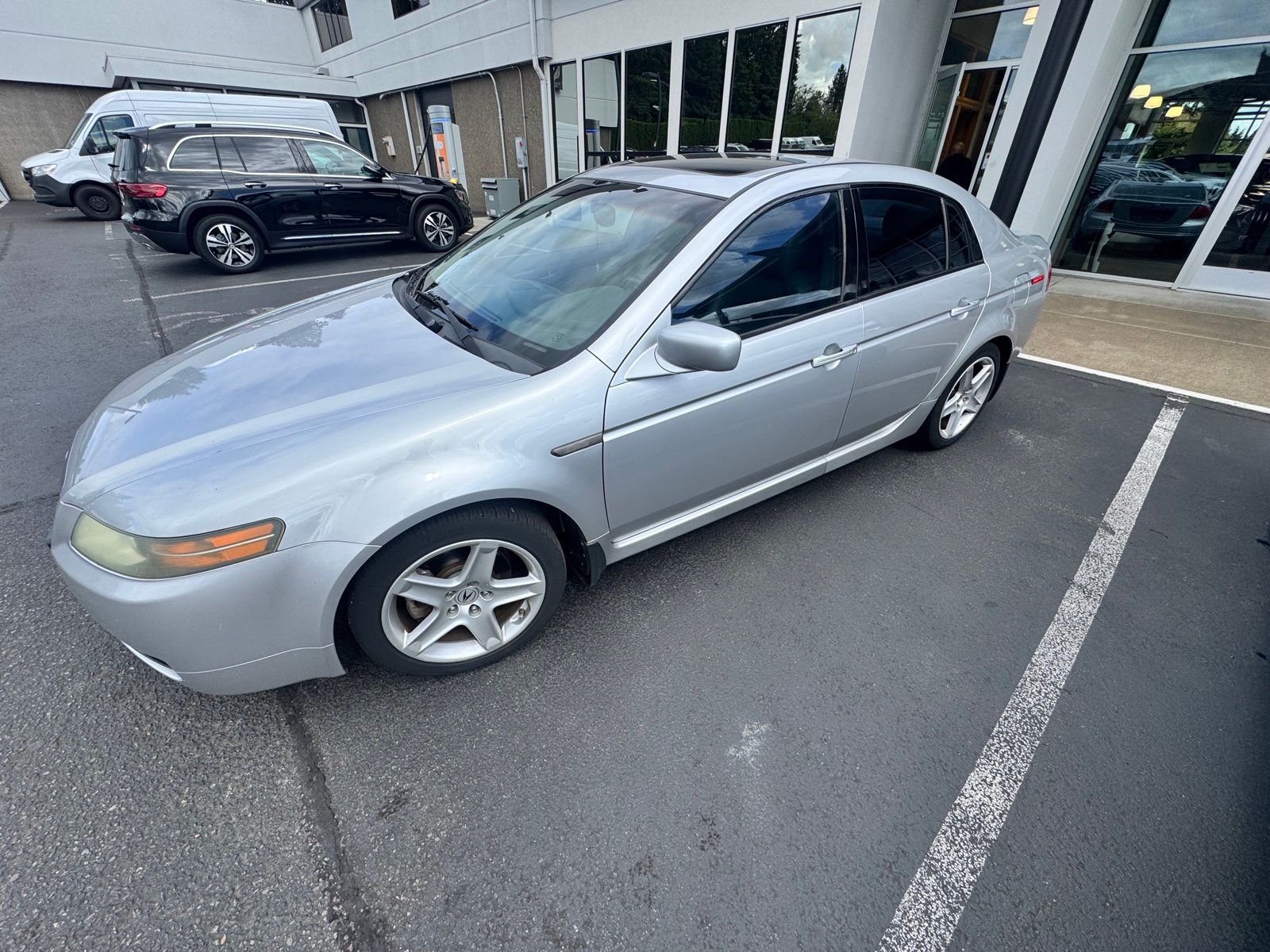 Alabaster Silver Metallic 2006 Acura TL Sedan 5-Speed Automatic