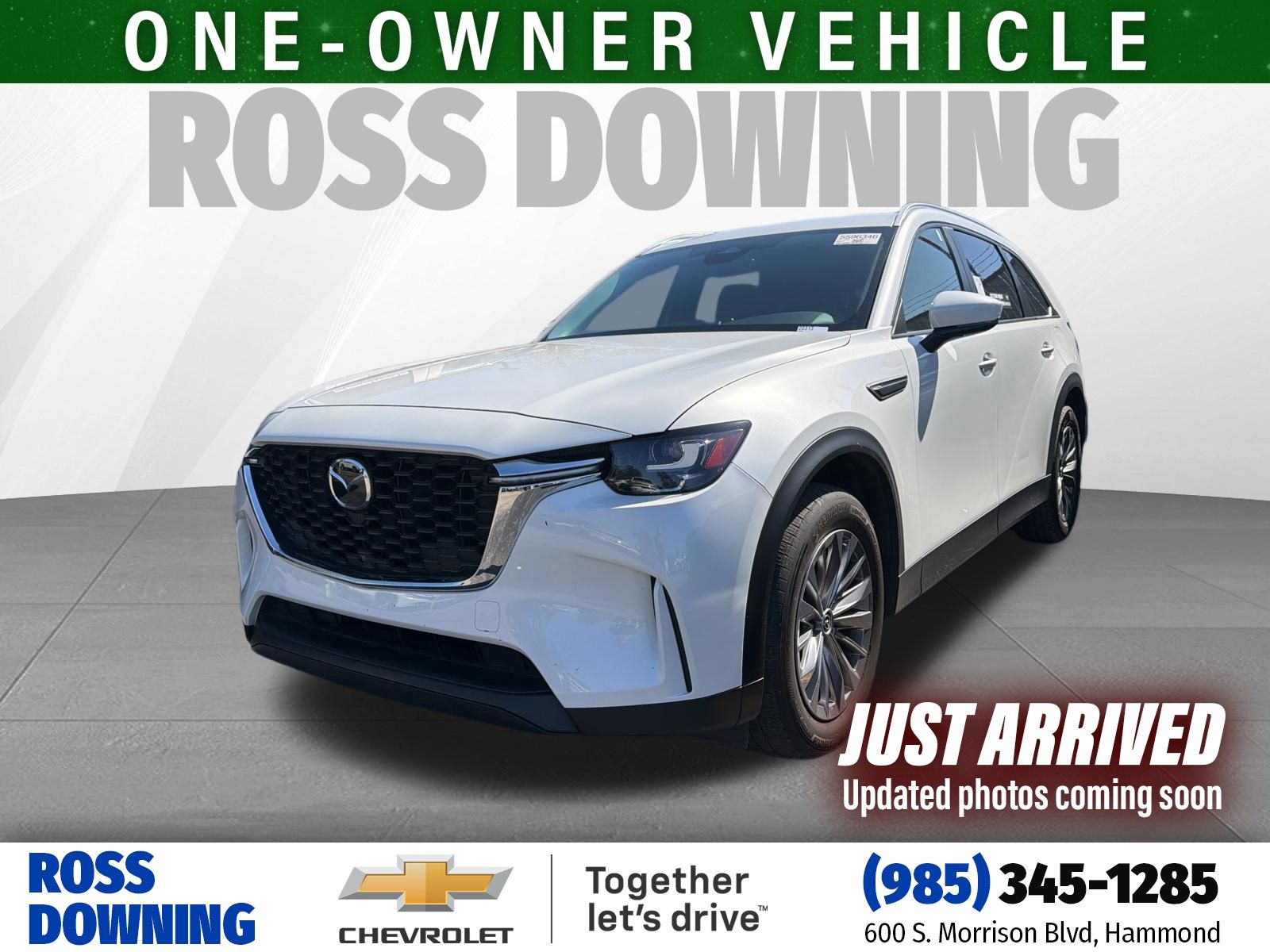 Rhodium White Premium 2024 Mazda CX-90 3.3 Turbo Select AWD SUV / Crossover All-Wheel Drive 8-Speed Automatic