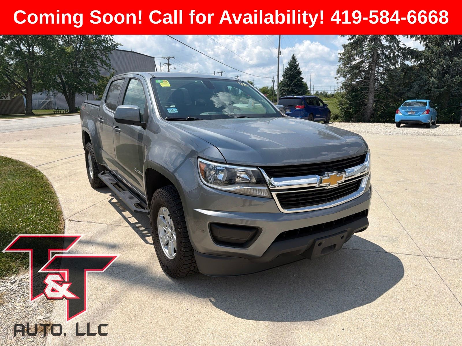 Gray (Satin Steel Metallic) 2020 Chevrolet Colorado Pickup Truck Four-Wheel Drive 8-Speed Automatic