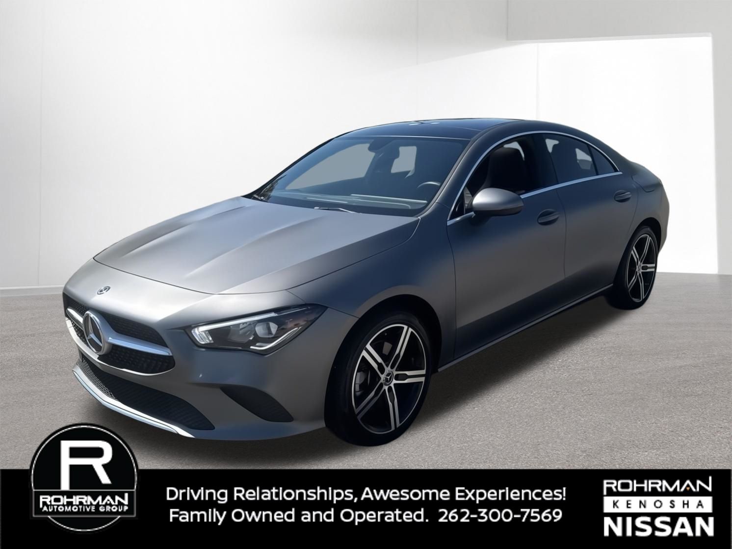 designo Mountain Gray Magno (Matte Finish) 2020 Mercedes-Benz CLA Coupe All-Wheel Drive 7-Speed Automatic