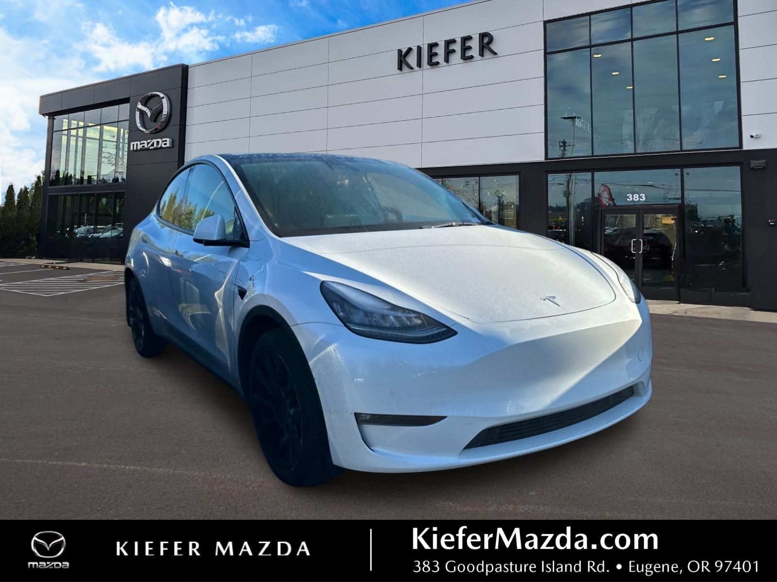White 2021 Tesla Model Y Long Range AWD SUV / Crossover All-Wheel Drive 1-Speed Automatic