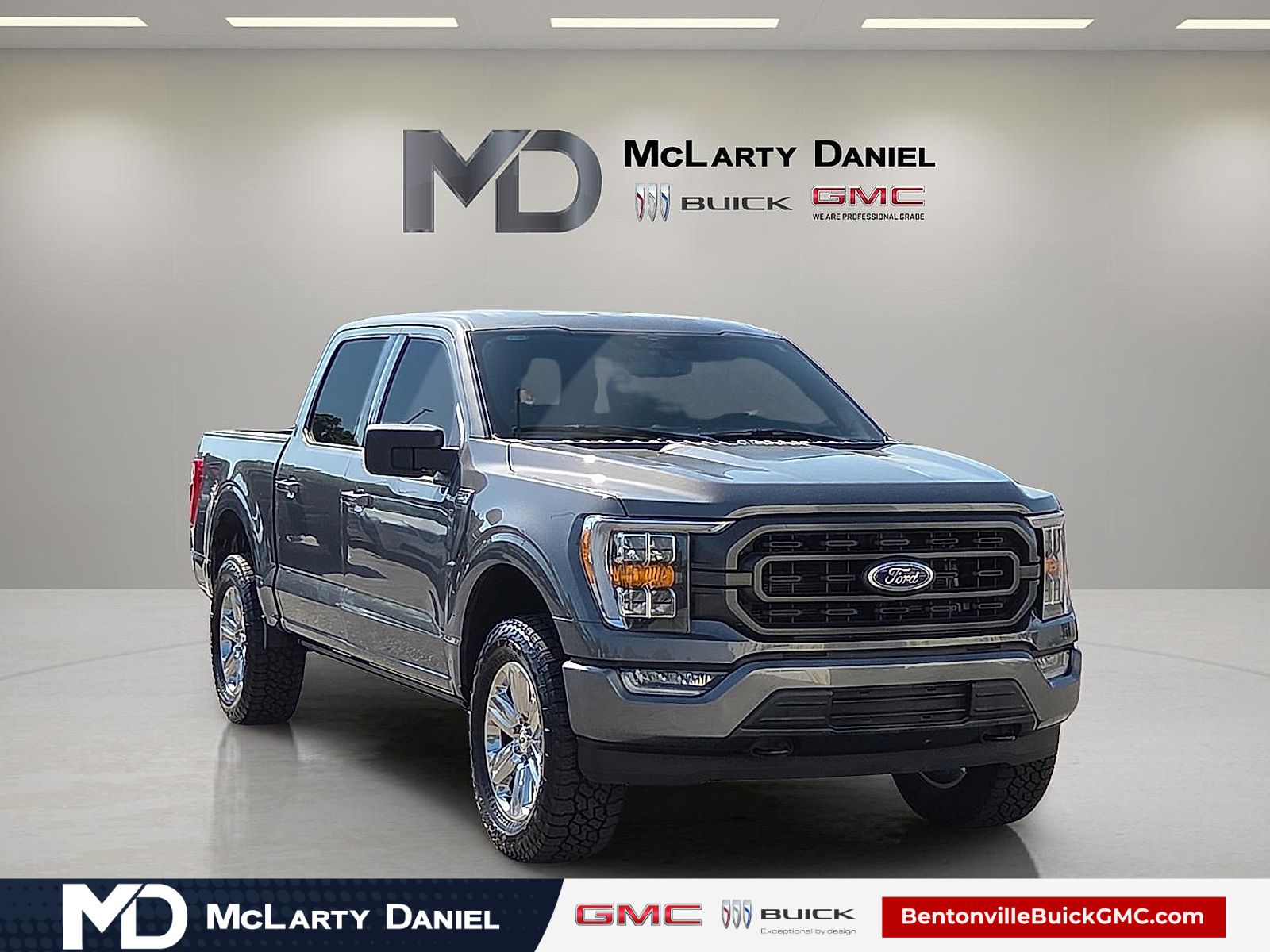 Gray Metallic 2023 Ford F-150 Pickup Truck Four-Wheel Drive Automatic
